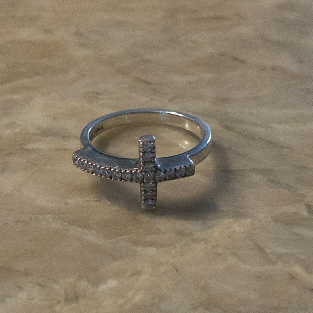 Silpada Reverence Ring | CZ | Sz 7 - Picture 3 of 6